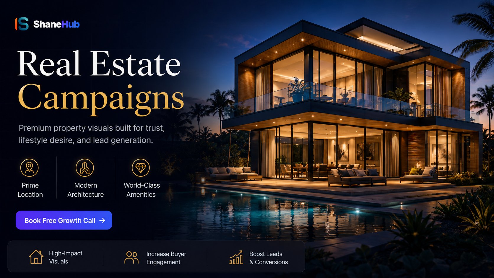 Real estate campaign concept