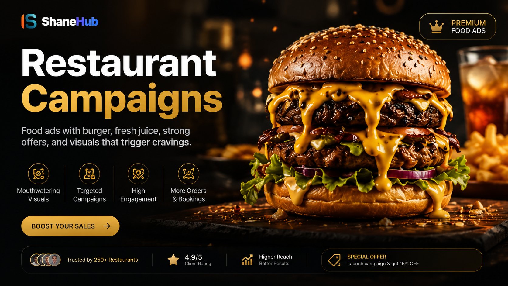 Restaurant campaign concept
